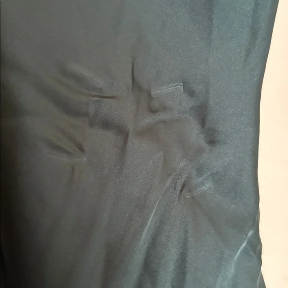 BHLDN one shoulder scarf neck asymmetrical maxi dress dark green size XS - Picture 9 of 10